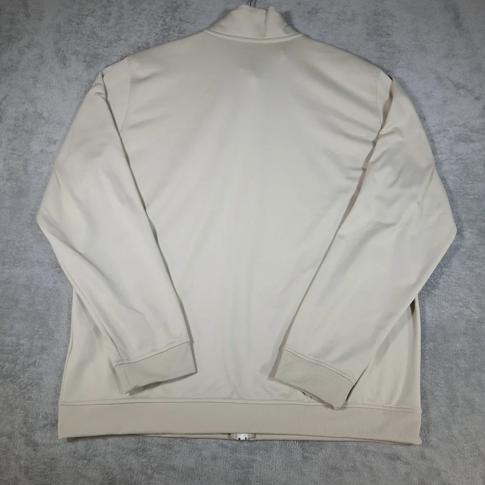 Under Armour Track Jacket Mens 2XL Tan Beige Athletic